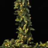 Luxury Pine Christmas Garland 270cm 170 Green LEDs