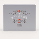 EDG Enzo De Gasperi Santa Claus Decoration H 11 Cm Green Pink