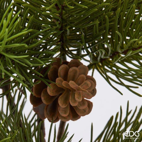 EDG Enzo De Gasperi Pine Branch with Pinecones H65 cm Green – Christmas Decoration
