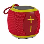 L'Arcolaio Cube Speaker FM Red/Yellow 10x10x9.2 cm