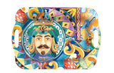 regalo italiano regalo italiano vassoio rettangolare melamina dec sicily ass h 25 cm 42 x 29 cm multicolor 1 pz ean 8021785714298