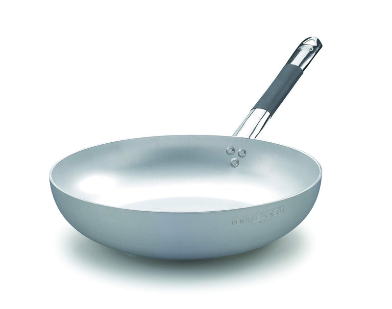 AGNELLI Induction-Friendly Flared High-Sided Aluminium Pan, 36 cm