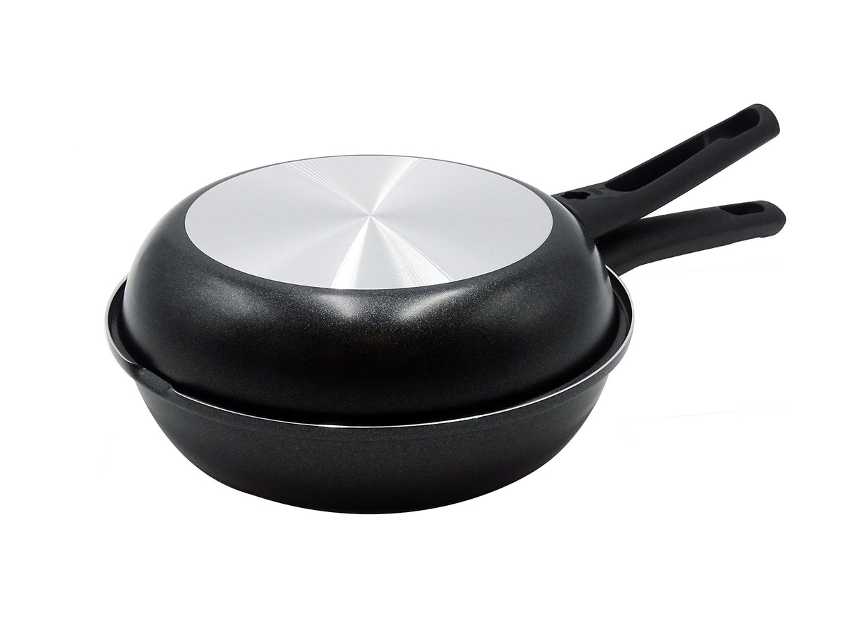 AGNELLI Double Non-Stick Aluminium Oven with Bakelite Handles D 28 cm