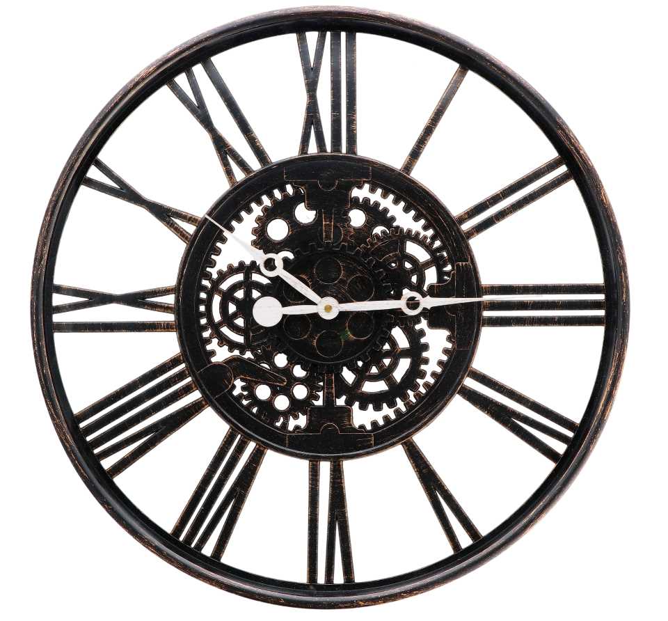 regalo italiano regalo italiano orologio da parete d 51 cm ass plastica bianco grigio nero 1 pz ean 8021785728554