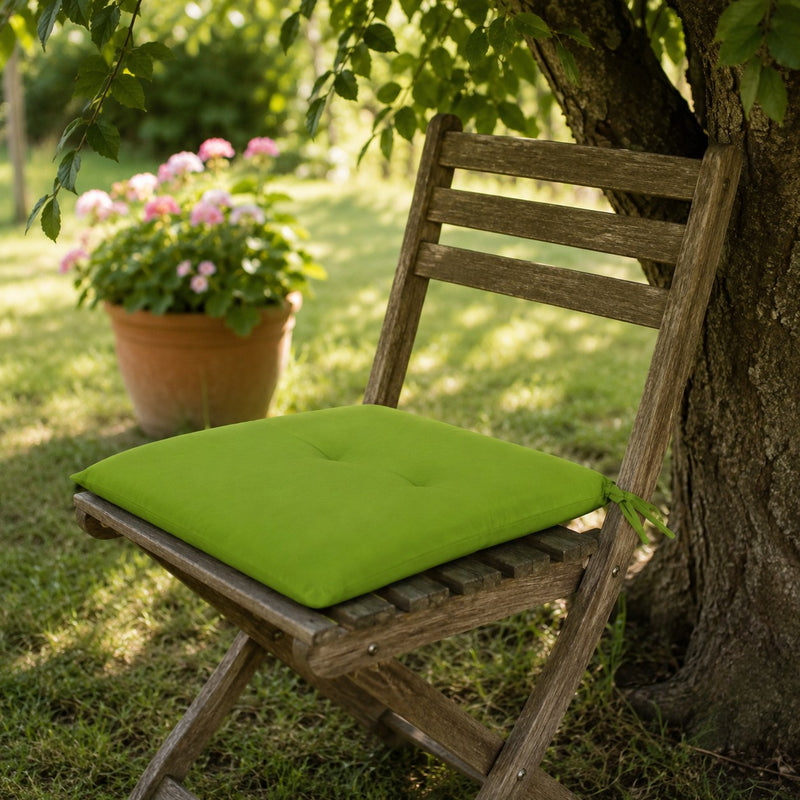 L'Arcolaio Stain-Resistant Cushion for Chair Green 40x40 cm