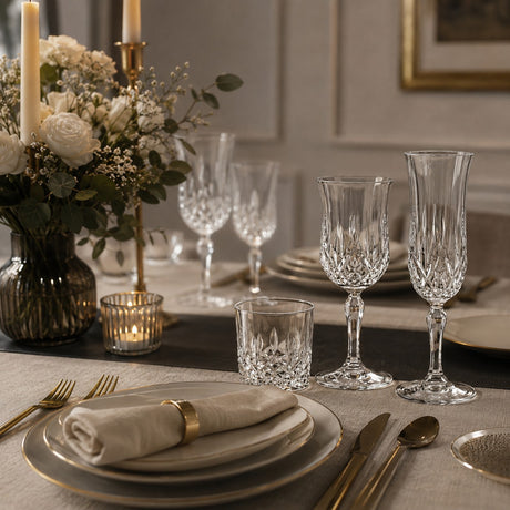 RCR Cristalleria Italiana Opera - Set of 18 Crystal Glasses