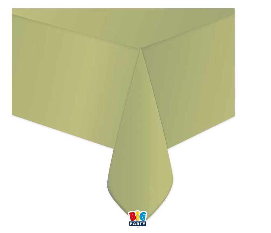 Big Party Non-Woven Tablecloth 160 x 260 cm Olive Green