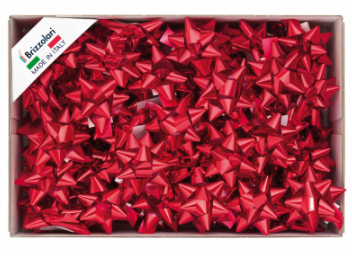 Brizzolari Splendid Star Cockades Red 10mm Box 100 Pcs