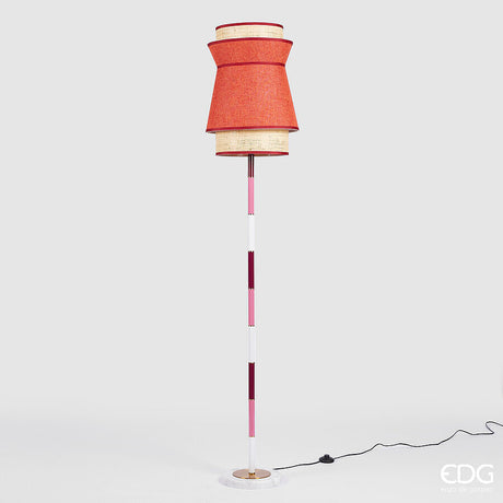 edg enzo de gasperi lampada da terra yoroi h 188 cm d 35 cm ip 20 e27 red mix ean 8059824478603