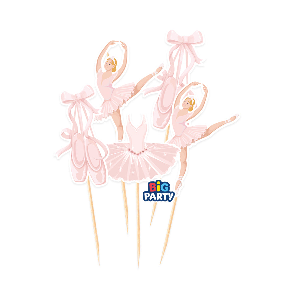 big party big party cake topper sagomati ballet mini cf 5 pz ean 8020834768008