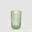 edg enzo de gasperi edg enzo de gasperi bicchiere righe tumbler h 12 cm d 8 cm 4 pz green ean 8059824513199