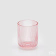 edg enzo de gasperi edg enzo de gasperi bicchiere righe tumbler h 9 cm d 7 cm 4 pz pink ean 8059824513113