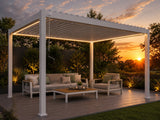 L'Arcolaio Luci LED in Silicone 8x8 mm per Pergola Bioclimatica Dimmer 4x4 m