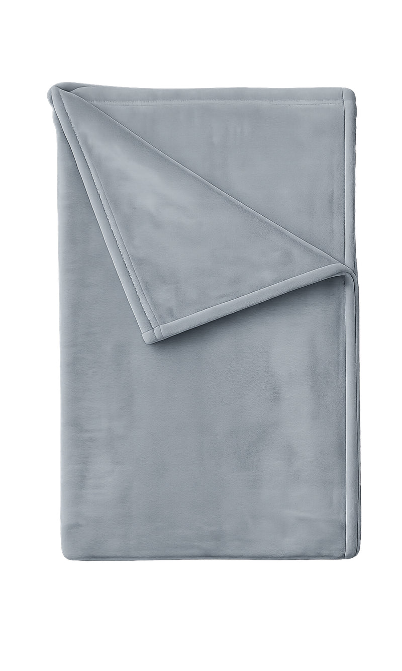 Androni Giocattoli Medium Plain Fleece Throw – Soft, Warm Blanket for Sofa and Bed, Assorted 1 pc