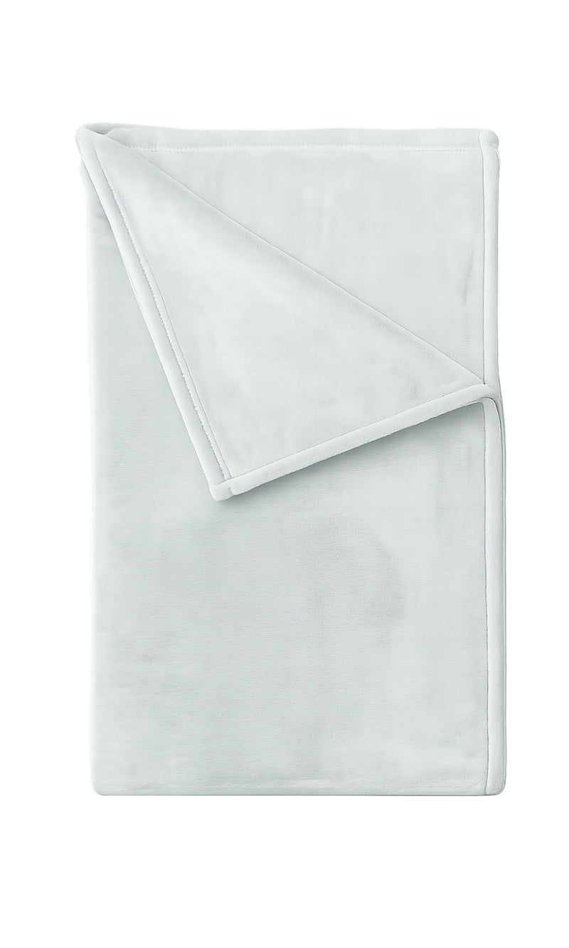 Androni Giocattoli Medium Plain Fleece Throw – Soft, Warm Blanket for Sofa and Bed, Assorted 1 pc
