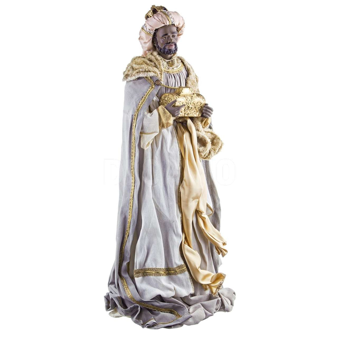 Bizzotto Black King Wise Man Figurine | Christmas Nativity Decoration