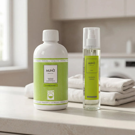 Muhà Laundry Diffuser Set Fitness Power 200 ml + Spray 125 ml – Gift Idea