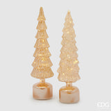 Christmas Decoration Pine Twist H 40.5 Cm D 9 Cm Led Movement Gold 1 Pc