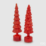 Twist Pine Christmas Decoration H 40.5 Cm D 9 Cm Move. LED Red 1 Pc