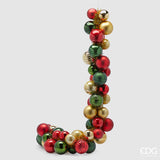 EDG Enzo De Gasperi Festoon Christmas BallsMix X 50 L 170 Cm D 8 Cm D 10 Cm Multicolor