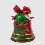 Christmas Decoration Bell MiniLed H 33 Cm D 25 Cm Green Red