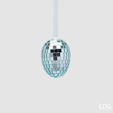 edg enzo de gasperi edg enzo de gasperi decoro mirror uovo da appendere h 6 cm d 4 cm light blue ean 8059824473738