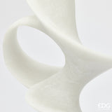 edg enzo de gasperi edg enzo de gasperi scultura fluid design con base h 70 cm l 19 cm l 19 cm ivory ean 8059824482761