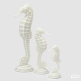 edg enzo de gasperi edg enzo de gasperi scultura ippocampo h 47 cm d 125 cm ivory ean 8059824483058