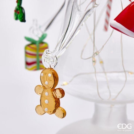 EDG Enzo De Gasperi Pino Twist Christmas Decoration with LED Lights H45 Ø9 cm Multicolour with Movement and Lights