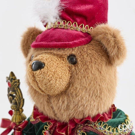 EDG Enzo De Gasperi Soldier Bear Assorted Christmas H60 cm Green Red – Christmas Decoration 1 Pcs
