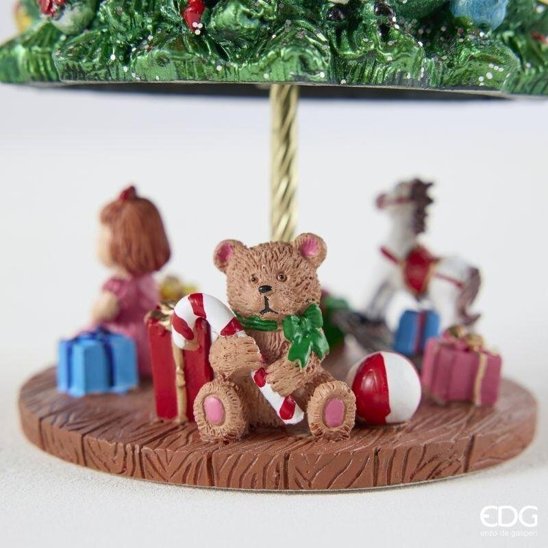 EDG Enzo De Gasperi Christmas Musical Pine H.18 Green