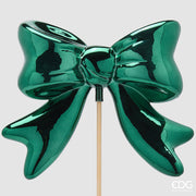 EDG Enzo De Gasperi Decorative Bow Green 63x23x6 cm – Christmas Decoration
