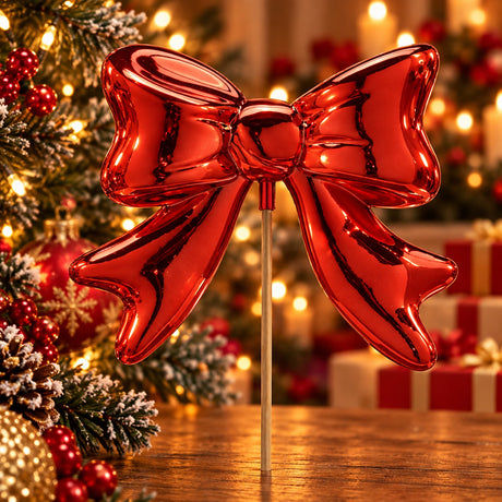 EDG Enzo De Gasperi Red Decorative Bow 63x23x6 cm – Christmas Decoration