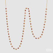 EDG Enzo De Gasperi Festone Gemme Rosso L160 cm – Decorazione di Natale