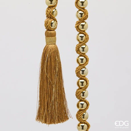 EDG Enzo De Gasperi Festone Sfere Gold L100 cm – Decorazione di Natale