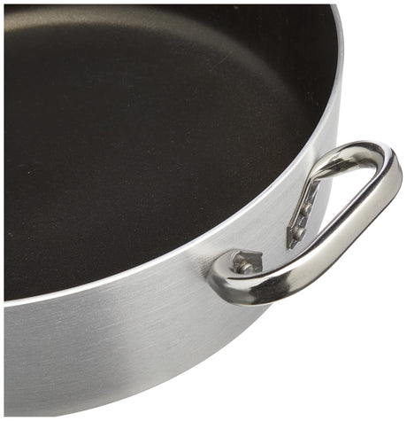 AGNELLI Low Non-stick Casserole with 2 Stainless Steel Handles D 36 cm