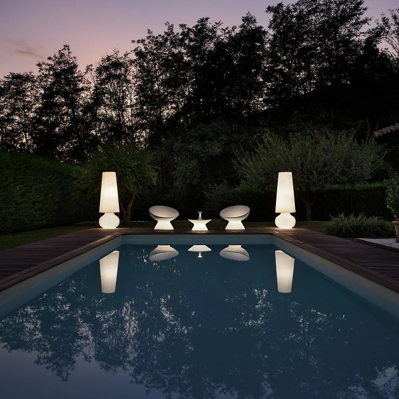 plust plust lampada fade m light indoor outdoor kit luce led white light