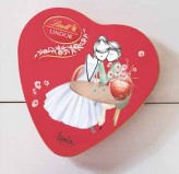 Lindt Lindor Heart Cans 55 Gr 1 Pc