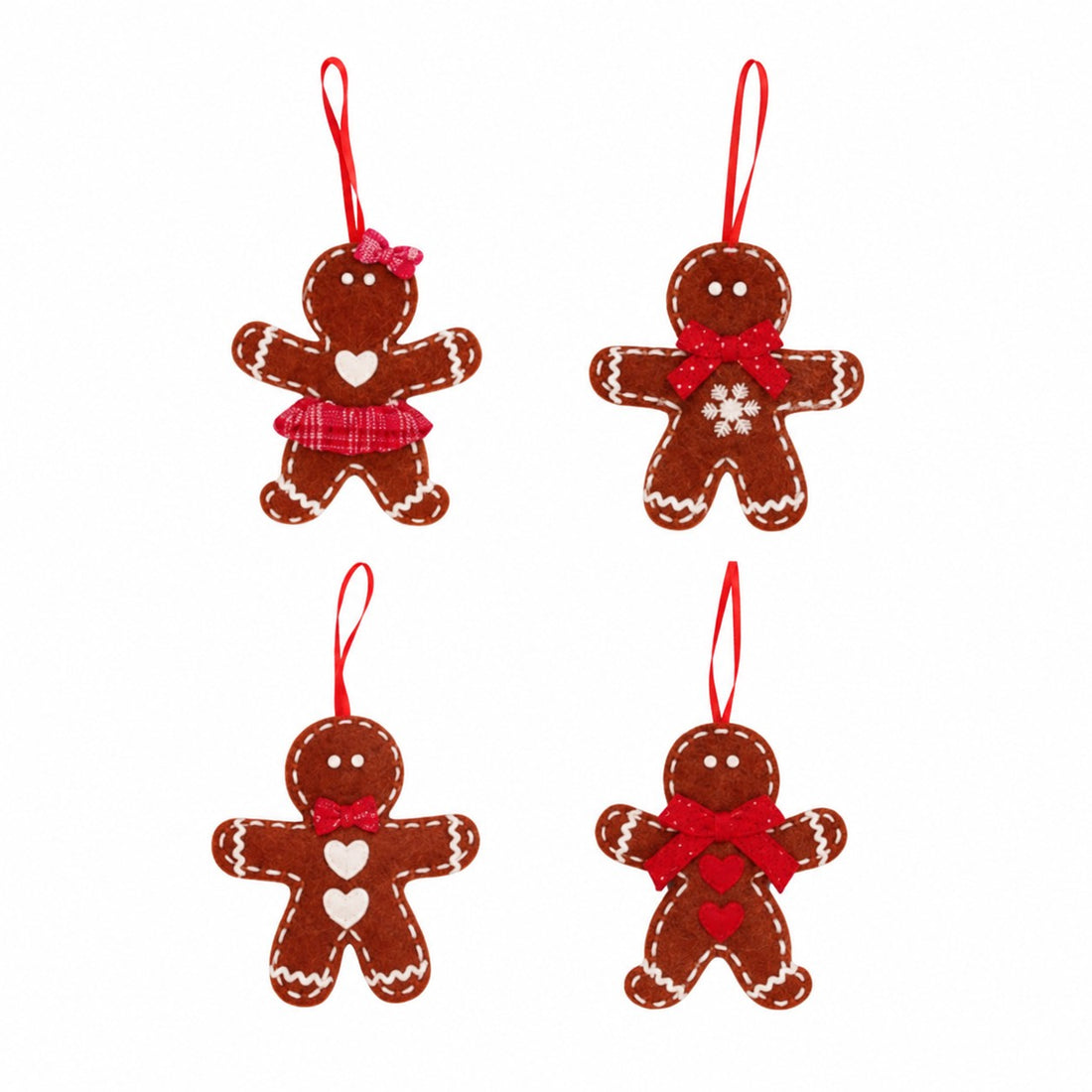 Ad Trend Decorazione Natalizia in Tessuto Assortita 12x13 cm 1 Pz – Addobbo Decorativo per Albero di Natale e Casa