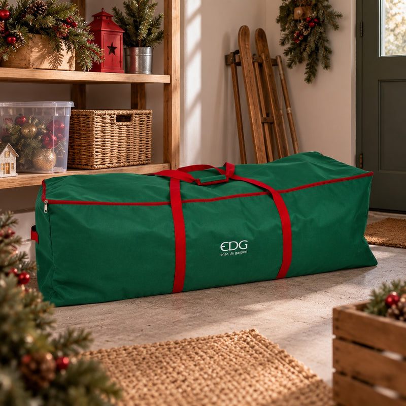 EDG Enzo De Gasperi Christmas Tree Bag H 50 cm W 120 cm L 38 cm Brown