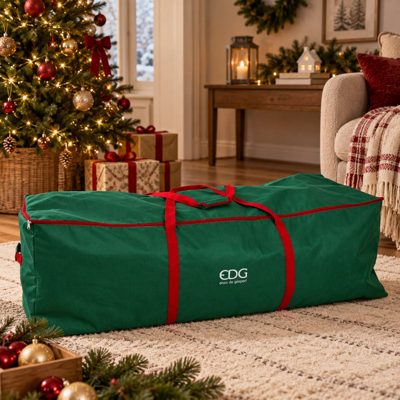 EDG Enzo De Gasperi Christmas Tree Storage Bag H 50 cm L 150 cm W 50 cm Brown
