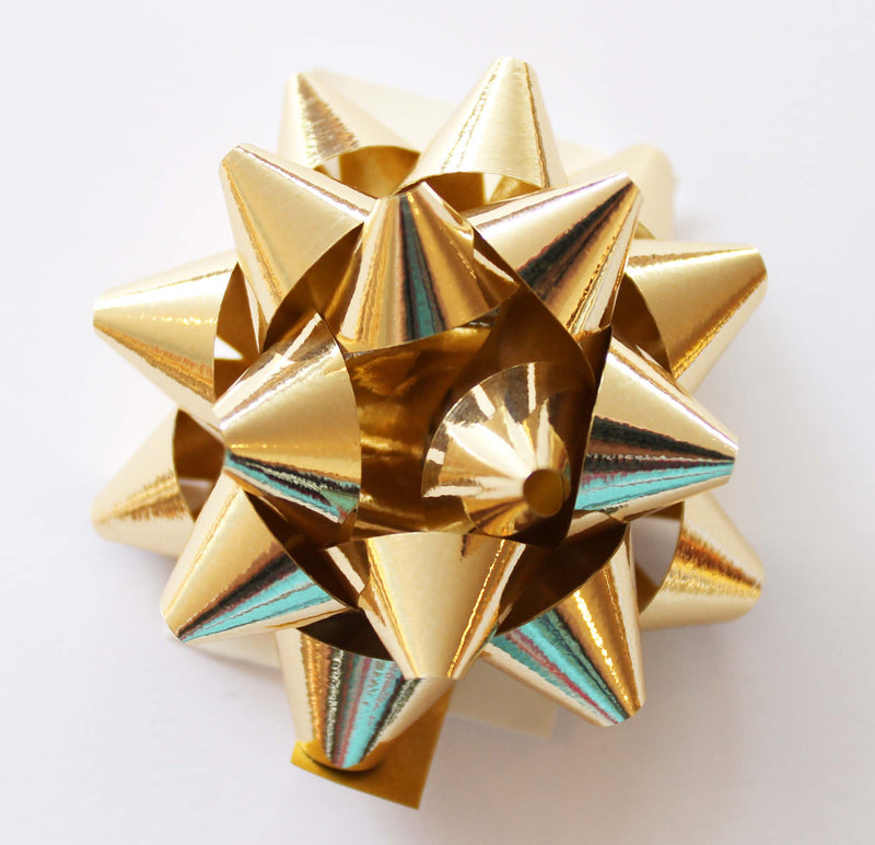 Brizzolari Cockades Stars Splendid Metallic Gold 10 mm 100 pieces