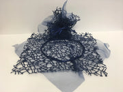 Confetti Bags Bomboniere Veil Round Net with Blue Tulle - 25 PCS OFFER