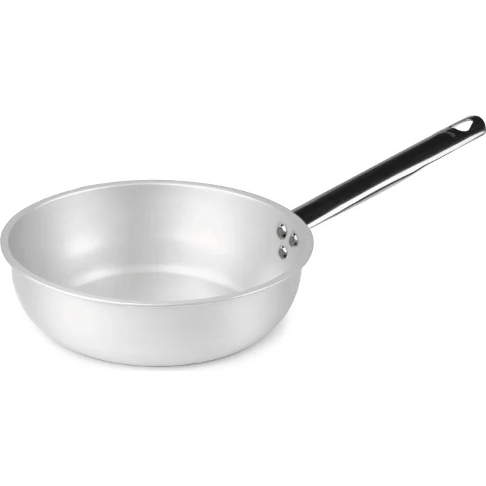 AGNELLI Aluminum Manteca Pan 3mm Silver D 24 cm