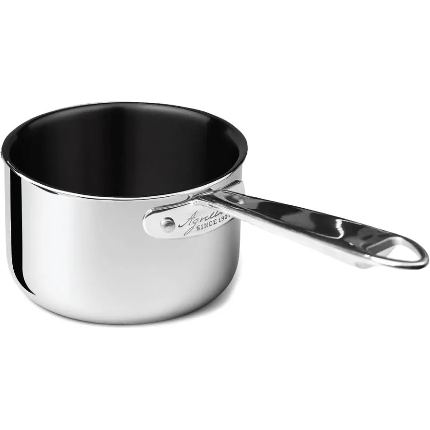 AGNELLI Aluinox 2-Ply Non-Stick High Casserole with 1 Handle D 20 cm