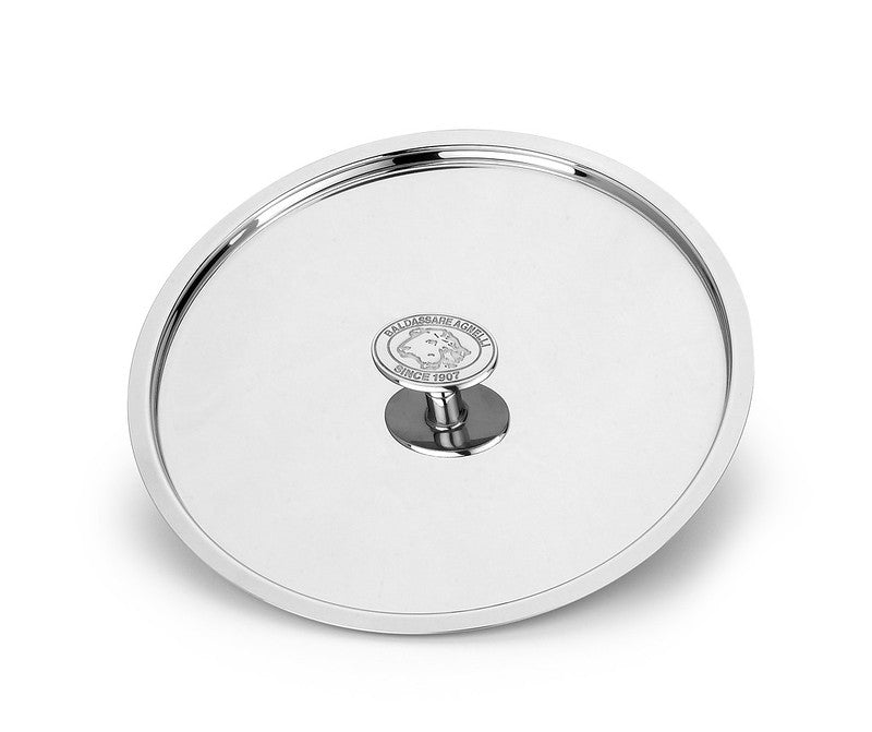 AGNELLI Aluinox 3-ply Lid D 28 Cm Stainless Steel with Knob
