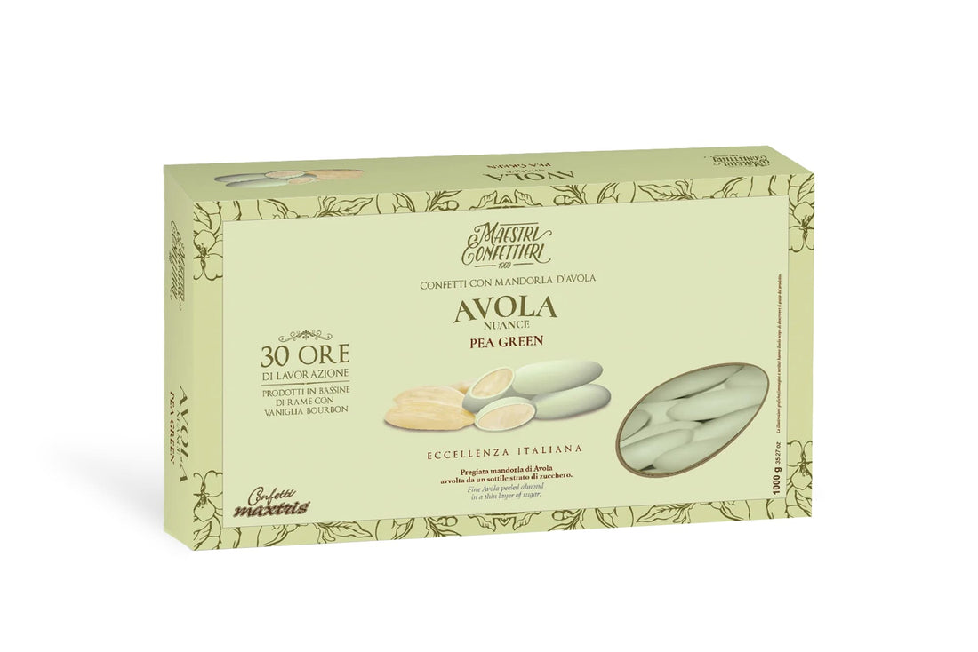 Maxtris Sugared Almonds Avola Nuance Pea Green 1 Kg