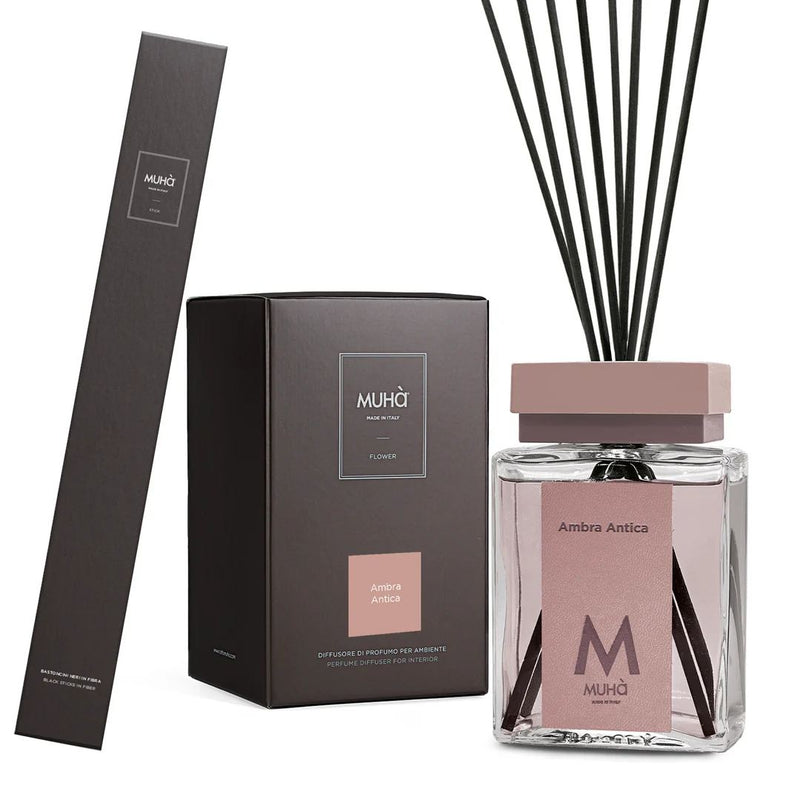 Muhà Luxe Perfume Reed Diffuser Ancient Amber 1,000 ml