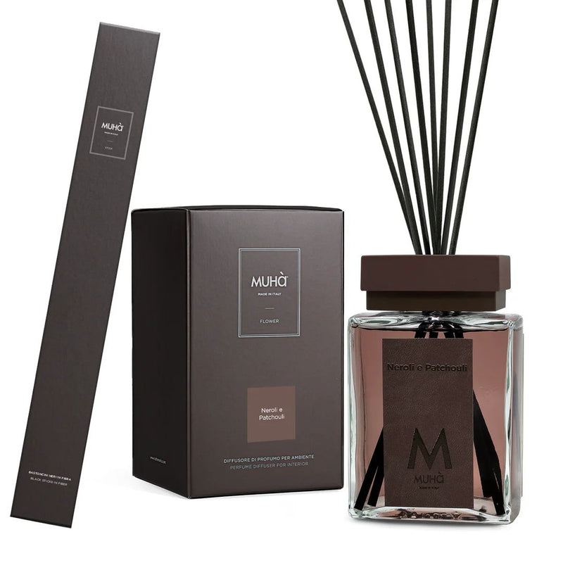 Muhà Luxe Perfume Reed Diffuser Neroli and Patchouli 500 ml