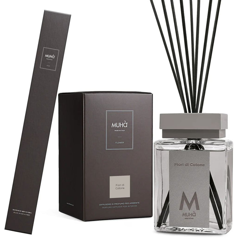 Muhà Luxe Perfume Reed Diffuser Cotton Flowers 1,000 ml